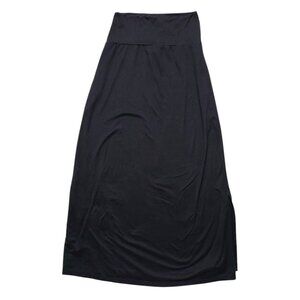 Agnes & Dora Black Casual Maxi Slit Skirt Size S USA